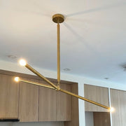 3 Light Sputnik Chandelier, Pendant Light for Kitchen Island, Contemporary Lighting, Chandelier For Bedroom, Living Room, Office, Entry Way