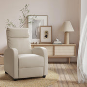 Recliner Chair, Recliner Sofa PU Leather for Adults, Recliners Home Theater Seating with Lumbar Support, Reclining Sofa Chair for Living Room