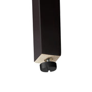 PU Leather Accent Chair, Mid-Century Modern Armchair with Solid Wood Legs, Reading Leisure Chair with High Back for Living Room Bedroom Waiting Room, Brown