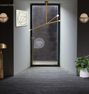 3 Light Sputnik Chandelier, Pendant Light for Kitchen Island, Contemporary Lighting, Chandelier For Bedroom, Living Room, Office, Entry Way