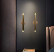 Antique Patina Sconce, Mid century Lighting, Sputnik Light, Italian Lights, Wall Lights, Modern Vanity Light, 2 Light Vanity Fixture