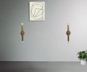 Antique Patina Sconce, Mid century Lighting, Sputnik Light, Italian Lights, Wall Lights, Modern Vanity Light, 2 Light Vanity Fixture